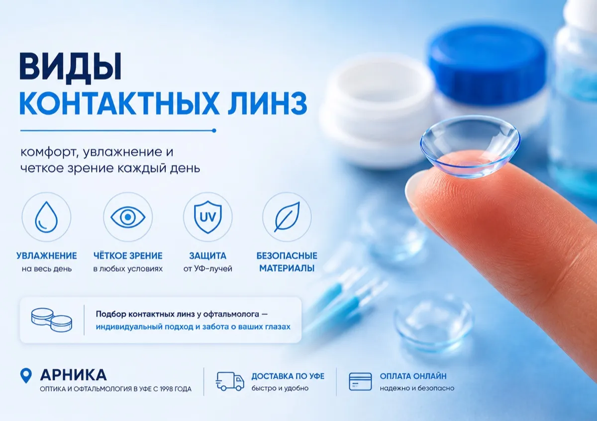 Виды контактных линз: разбираемся, какие бывают и кому какие подходят